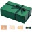LIFELUM Christmas Gift Box for Presents 1 Pack 13.85 x 8.35 x 4.45 inch Big Decorative Green Gift Box for Clothes with Magnetic Lids Luxury Accessories Card, Ribbon, Filler,Sticker