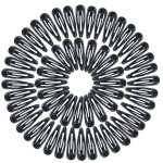 30,60 80 Pack Black 2 Inch Women Metal Snap Hair Clips Accessories No Slip Hair Barrettes Girls Women Hair Accessories (Black-1 60PCS)