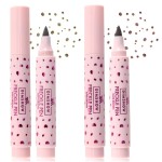 Erinde 2PCS Freckle Pen, Natural Lifelike Freckle Makeup Pen Magic Freckle Color, Waterproof Longlasting Soft Dot Sopt Pen for Natural Effortless Sunkissed Makeup, Dark Brown&Light Brown