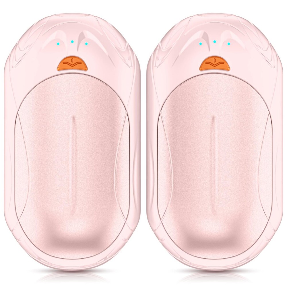 AI Hand Warmers Rechargeable 2 Pack,6000mAh Rechargeable Hand Warmer,20Hrs Long Heating Electric Hand Warmer,Portable Pocket Heater,Pocket Size, Gifts for Christmas