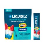 Liquid I.V. Hydration Multiplier - Popsicle Firecracker | Electrolyte Powder Drink Mix | 1 Pack (16 Servings)
