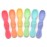 PrimaStella Silicone Chew Spoon Set for Babies and Toddlers | Safety Tested | BPA Free | Microwave, Dishwasher and Freezer Safe (Summer Rainbow Chew Spoon)