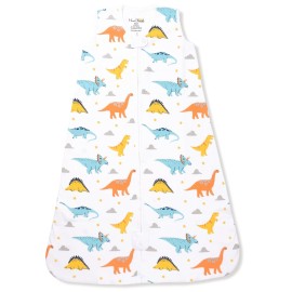 Baby Sleep Sack 1.0 TOG, Organic Cotton Baby Wearable Blanket with Two-Way Zipper, Swaddle Transition Baby Sleeping Bag, All-Season Sleep Sack for Newborn Infant Toddler Boy Girl, 12-18 Months, 1-Pack