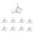Flange Inserts 13mm 8PCS,Wearable Breast Pump Parts Compatible with Momcozy S12 pro/S9 pro/S12/S9/Medela/Spectra/TSRETE 24mm Breast Pump Shields/Flanges,Reduce 24mm Nipple Tunnel Down to 13mm