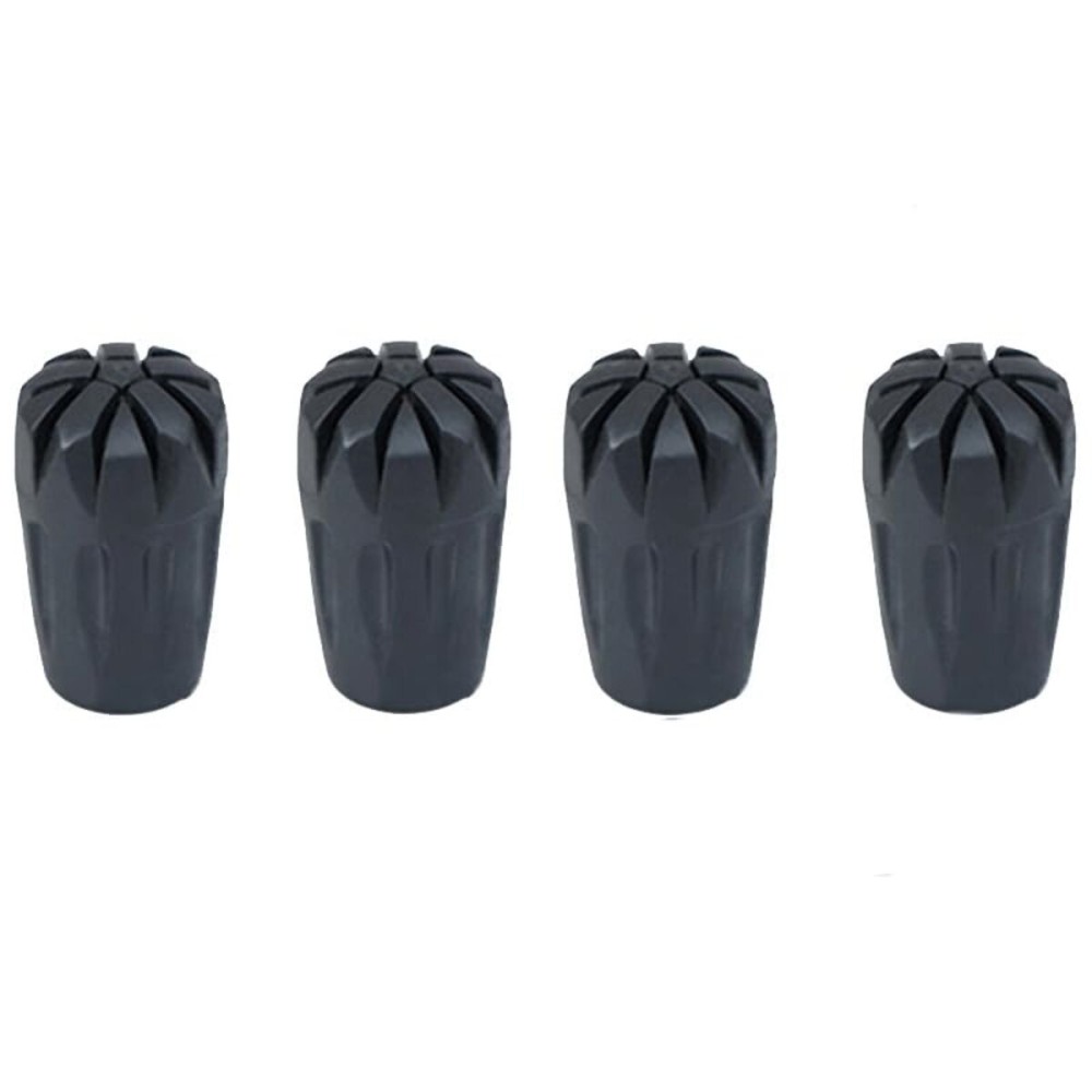 Rubber Tips for Walking Sticks, Trekking Poles, Hiking Poles, Walking Poles, Walking Canes Walking Stick Tip Replacement 4 Pack Standard Rubber Feet Pole Tip Protector Diameter 11 mm Cane Tips