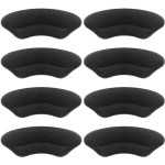 Heel Grips Liner, Cushions Heel Pads Insert Prevent Too Big, Slipping, Blisters, Filler for Loose Shoe Fit ((Black))