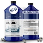 Optivida Health Immune Support Colloidal Silver Liquid 10 Ppm - Premium Nano Silver Supplement for Daily Wellness, Natural Silver Hydrosol for Adults & Kids, Non-GMO, Gluten-Free (32 Oz)