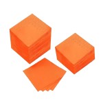 200 Pack Cocktail Napkin 2-Ply Dessert Napkins Folded 5 x 5 Inches Disposable Napkins for Dinner Wedding Birthday Party Bridal Anniversary Reception Event (200, Orange)