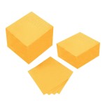 200 Pack Cocktail Napkin 2-Ply Dessert Napkins Folded 5 x 5 Inches Disposable Napkins for Dinner Wedding Birthday Party Bridal Anniversary Reception Event (200, Yellow)