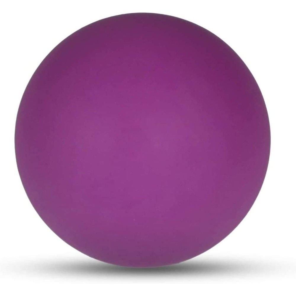 WOVTE Massage Lacrosse Ball for Sore Muscles, Shoulders, Neck, Back, Foot, Body, Deep Tissue, Trigger Point, Muscle Knots, Yoga and Myofascial Release (Purple)
