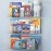 NATURE SUPPLIES Acrylic Bookshelf, Set of 3, 16 Clear Floating Shelves, Modern and Durable Nursery Wall Display for Books and Toys, Stylish Acrylic Shelving for Home or Office Dcor