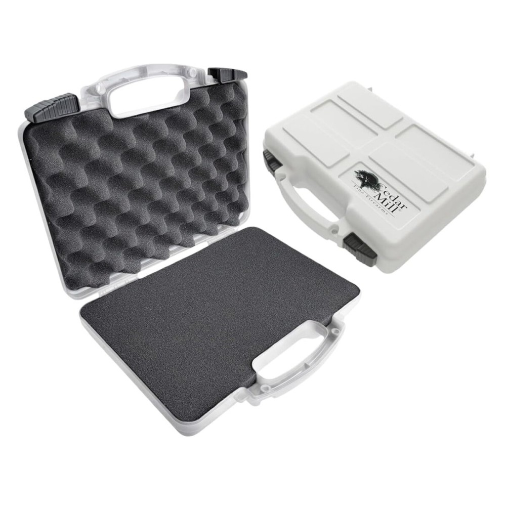 Cedar Mill Fine Firearms TSA Approved Gun Case - Gun Carry-on Bag for Handgun & 9mm Pistol, Revolver - Airline Approved Hard Case - Travel Pistol Carrying Bag (12.3 x 10.5)