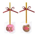 RomanticBaking 150 Pack 1 3/4 x1 3/4x2Clear Cake Pop Boxes with Holes - Chocolate Truffle & Gift Boxes for Parties, Weddings & Birthdays