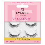 Eylure Press On Pre-Glued False Eyelashes, Light & Wispy Accent Lash, No. 003, Twin Pack