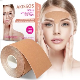 Akissos Forehead and Between Eyes Wrinkle Patches The Original Wrinkle Patch Non Invasive Wrinkle Smoothers for Forehead Wrinkles 5cm width