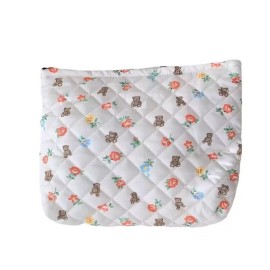 SxoSyo Cosmetic Bags for Women Makeup Bag Large Capacity Purse Travel Toiletry Zipper Storage Pouch Make up Brushes Organizer for Gifts (White, mini Bear)