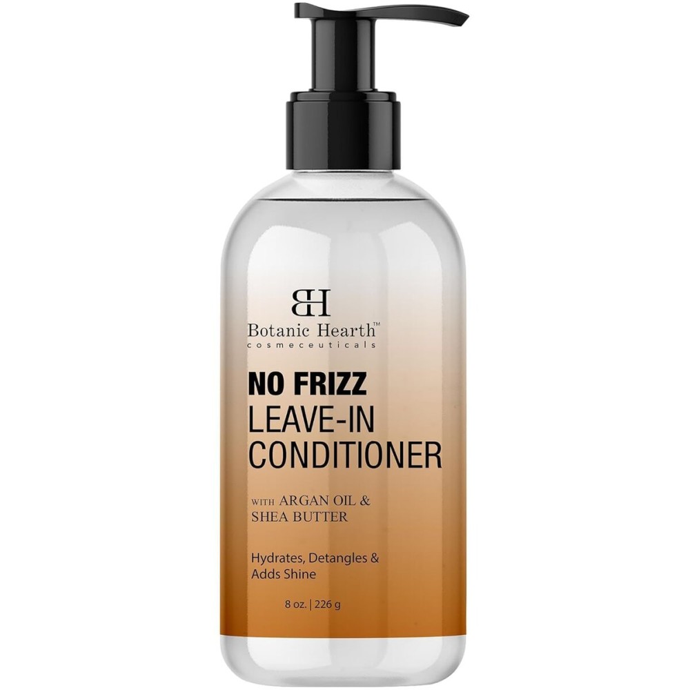 Botanic Hearth Acondicionador para Cabello Rizado, Encrespado, Seco y Daado | Acondicionador Desenredante Con Manteca de Karit, Aceite de Argn y Alantona | Suavizar Los Flyaways y Agregar Brillo |