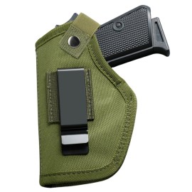 Gun Holsters for Men/Women, 380 Holster for Pistol Holsters, Universal Airsoft Right/Left, IWB/OWB 9mm Universal Holsters for Concealed Carry, Fits Glock, M&P Shield & Similar Handgun - Green