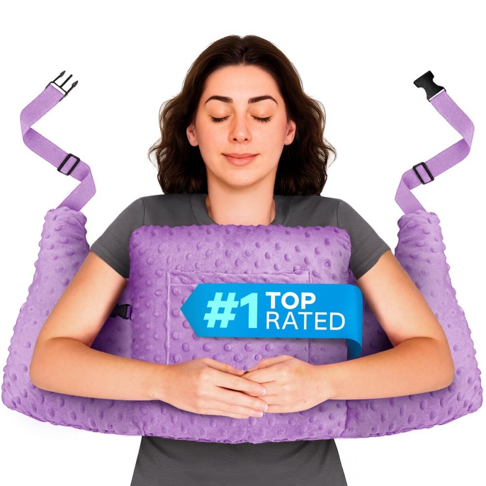 Zomaple Post Mastectomy Pillow Post Surgery - Post-Op Essentials, Breast Augmentation/Reduction & Mastectomy Recovery Supplies - Washable Cover for Comfort & Support