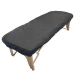 ZMDREAM Pack of 20 Disposable Fitted Massage Table Sheets Bed Covers 82 x 35 inches Black