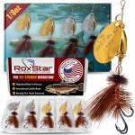 RoxStar Fly Strikers BirdStone Series | Proven Nationwide to Out-Fish Any Trout Spinner | Hand-Crafted in The USA | Most Versatile Fishing Lure Ever! Trout, Bass, Panfish