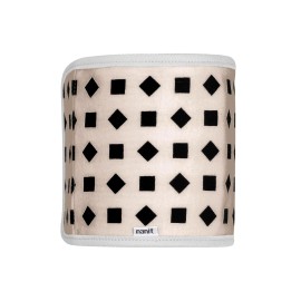 Nanit Breathing Wear Band, Blush - 100% Cotton, Works with Nanit Pro Baby Monitor to Track Breathing Motion Sensor-Free, Fits Newborns and Infants from 6-12.5 lbs.