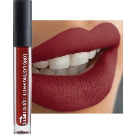 Mynena Chestnut Long Lasting Lipstick for Women Waterproof & Transfer-Proof | Hydrating with Shea Butter | Bold Pigment Intense Matte Color Lip Stain | Talc-Free & Vegan Product that Performs | Sienna