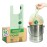 ANECO 100% Compostable Food Waste Bags 2.6 Gallon With Handles, Small Compost Bags for Countertop Bin, OK Compost HOME & BPI Certified Compostable Kitchen Food Waste Bag (45 Count)