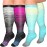 Diu Life 3 Pairs Plus Size Compression Socks for Women and Men Wide Calf Extra Knee High Support for Circulation