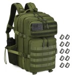 R.SASR Green Tactical Backpack, Military Backpack, Molle Backpack (Green)