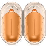 AI Hand Warmers Rechargeable 2 Pack,6000mAh Rechargeable Hand Warmer,20Hrs Long Heating Electric Hand Warmer,Portable Pocket Heater,Pocket Size, Gifts for Christmas