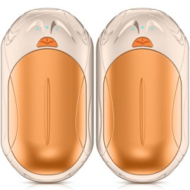 AI Hand Warmers Rechargeable 2 Pack,6000mAh Rechargeable Hand Warmer,20Hrs Long Heating Electric Hand Warmer,Portable Pocket Heater,Pocket Size, Gifts for Christmas