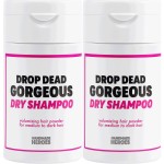 Handmade Heroes Non Aerosol Dry Shampoo Volume Powder 1.8oz, 100% Natural & Vegan For Dark Hair & Brunette Hair (2 pc set)