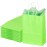 BLEWINDZ 32Pcs Small Paper Gift Bags with Tissues, Green Party Favor Bags with Handles, 8.7 Goodie Bag for Birthday, Shopping, Party Supplies