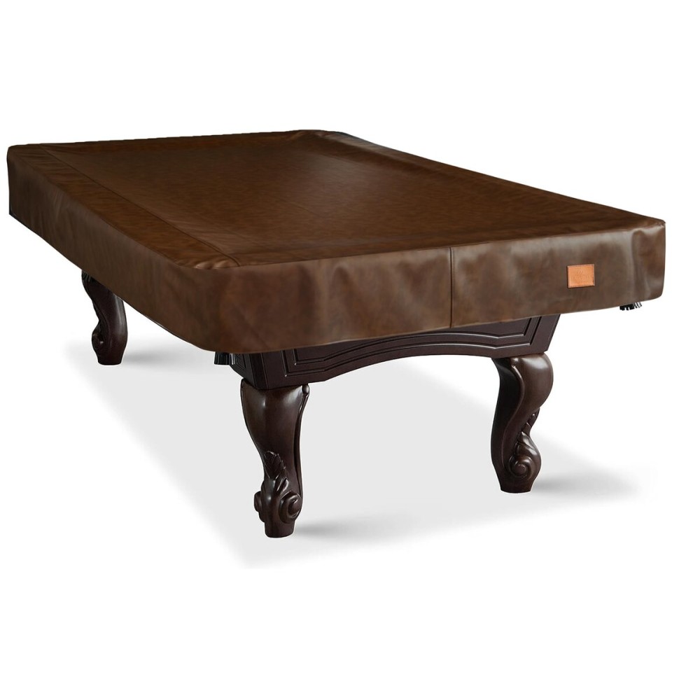 BEARCOVER Heavy Duty Leatherette Billiard Pool Table Cover, Waterproof & Tearproof Cover for Pool Table 7/8/9FT 9Feet-Coffee