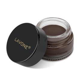 Eyebrow Pomade - Waterproof Brow Pomade for Long-lasting Results,Smudge Proof and Sweat Resistant Formula,Natural Eyebrow Makeup for All Skin Types and Tones - Dark Coffee