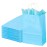 BLEWINDZ 32Pcs Small Paper Gift Bags with Tissues, Light Blue Party Favor Bags with Handles, 8.7 Goodie Bag for Birthday, Shopping, Party Supplies