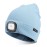 TAGVO Unisex Beanie with The Light, USB Rechargeable LED Headlamp Cap, Hands Free Headlamp Flashlight Hat, Winter Warm Knitted Night Lighted Hat, Men Women Gifts for Dad Father Husband