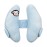 StoHua Adjustable Baby Head Neck Support Pillow,Baby Travel Pillow Cushion for Car Seat,Stroller Headrest Pillow for Infants,Head and Neck Support Pillow for Pushchair,Blue