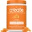 Create Creatine Monohydrate Gummies for Men & Women, Boost Focus, Strength, and Endurance, Anti-Melting Formula, Vegan, Gluten-Free, Non-GMO, 1.5g of Creatine per Gummy (Orange)