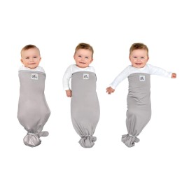 The Ollie Swaddle - Helps to Reduce The Moro (Startle) Reflex - Made from a Custom Designed Moisture-Wicking Material (Stone)
