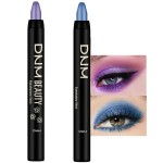 evpct 2Pcs Cream Eyeshadow Sticks Set for Eyes Violet & Royal Blue Shimmer Eye Crayon Shadow Brightener Stick Pencil Pen Bulk sombras en crema para ojos 09+13