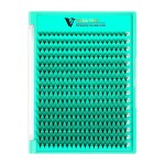 VAVALASH Premade Fans Eyelash Extensions 320 Fans 10D 14D 16D 20D 0.03 0.05 0.07 Thickness C/D Curl Middle Stem Premade Fans Russian Volume Lash Extensions (320 Fans-24D-0.03-C-8-15mm)