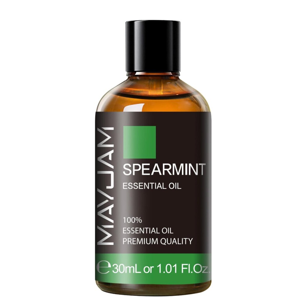 Spearmint Essential Oil 30ML/ 1.01FL.OZ, MAYJAM Pure Spearmint Oil for Massage, Diffuser, Soap Making, Long Lasting Scents