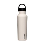 Corkcicle Classic Sport Canteen - Insulated Stainless Steel Water Bottle - Compact & Travel-Friendly - Durable - Dishwasher Safe - BPA Free - Wide Mouth - Non-Slip Silicone Base - 20 oz - Latte