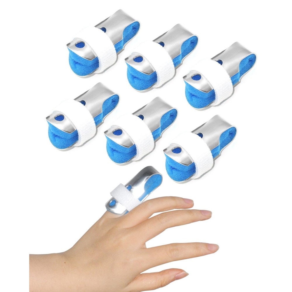 TAROYQASUL Kids Finger Splint, 6 Pcs finger splints for broken finger pinky Support kids finger splint small Braces Arthritis Knuckle Care