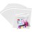 SOMIOCO 200 pcs Clear 6x6 inch Resealable Cello Cellophane Treat Bags Self Adhesive Cookie Candy Bags Opp Self Sealing Plastic Gift Bags Party Favor Bags 1.4 Mil for Bakery Crafts Candles