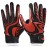 SPOMAT Pro 2.0 Youth Football Gloves Kids and Adult Tacky Grip Receiver Gloves for Men and Women, Vitality Red Adult M
