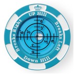 Prodigora SlopeMaster ProGreen Reader - Golf Ball Marker with High Precision Green Reading Aid Golf Accessories for Men Women (Blue&SkyBlue)