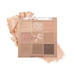dasique Shadow Palette 24 Muted Nuts 7.5g I 9 Blendable Shades in Smooth Matte and Shimmer Finishes with Gorgeous Pearls | Eye Makeup Palette | Cruelty Free | K-beauty